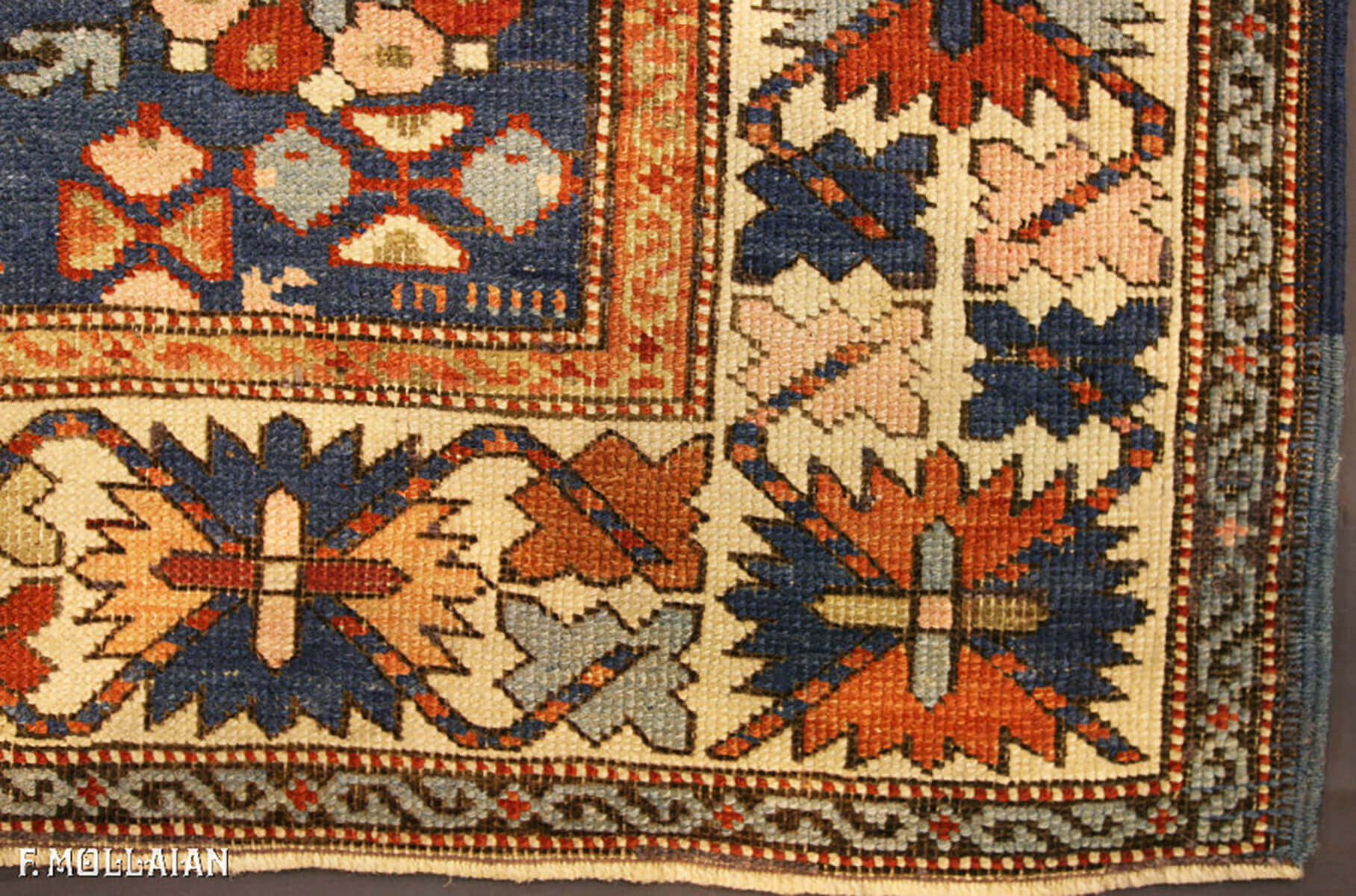 Blue Field Antique Shirwan Caucasian Rug n°:90146497